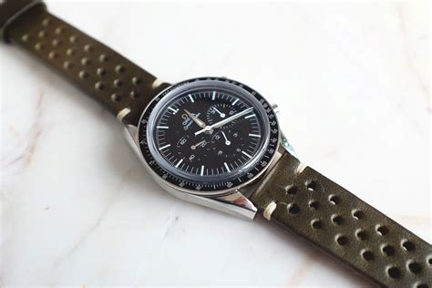 omega speedmaster first omega in space leather strap|omega speedmaster leather strap replacement.